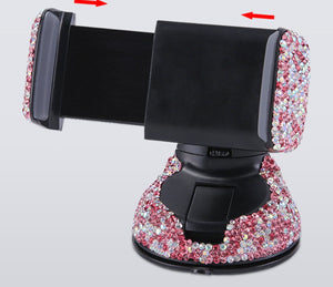 Upgrade Your Phone Experience with Our Crystal Rhinestones Phone Holder