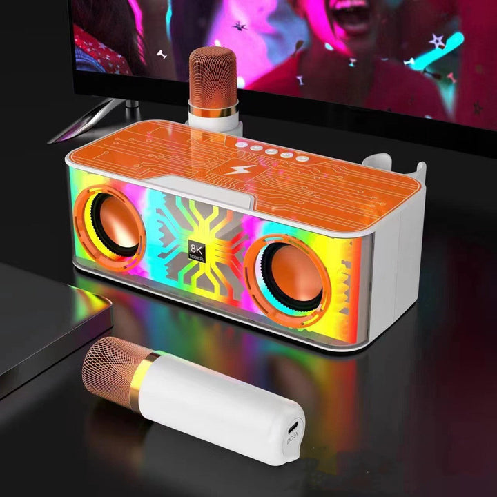 Unleash the Sound with the Colorful Light Bluetooth Speaker!